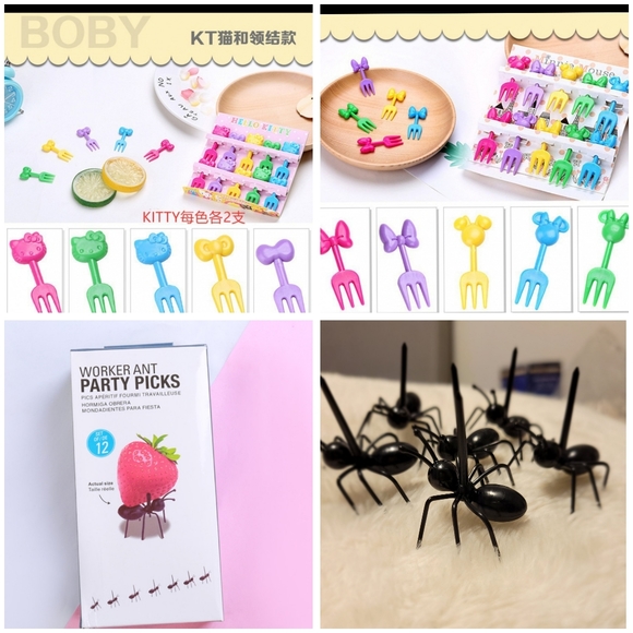 Fun kids toothpicks for fruit 30 pack - Picture 1 of 4